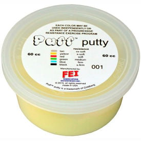 Puff LiTE™ Color-Coded Exercise Putty X-Soft Yellow 60cc 10-1401