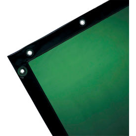 Jackson Safety® Transparent Vinyl Welding Curtain 6'W x 8'H Green 36315