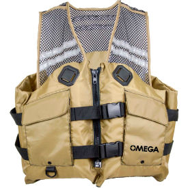 Flowt 40626-S/M Fishing Vest Mesh Tan Small/Medium 40626-S/M