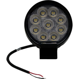 Race Sport Lighting® IQ Round Auxiliary LED Flood Beam Light with 9 LED 3-1/2