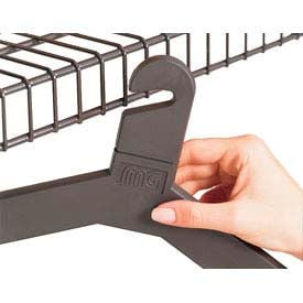 Slotted Hook Hangers 24 Pack Charcoal Gray MG17PM-24CG