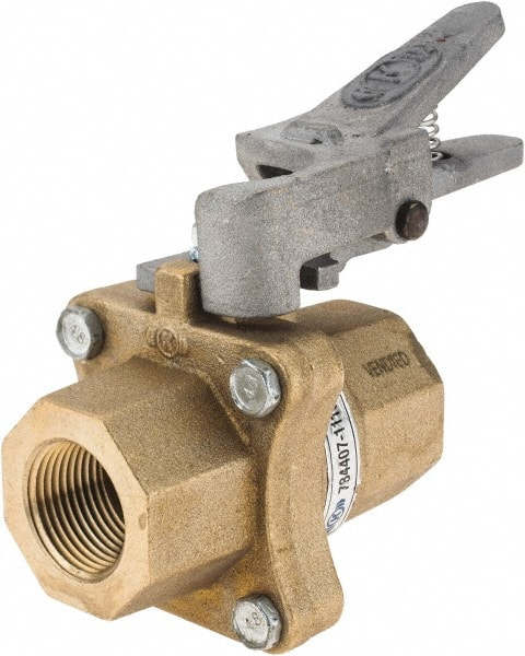 Full Port Air Brake Manual Ball Valve: 3/4