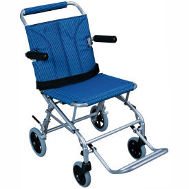 Super Light Folding Transport Chair with Carry Bag and Flip-Back Arms SL18