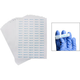 Bel-Art Cryogenic Storage Label Sheets 33x13mm for 1.5-2ml Tubes White (1700 labels) 134913301