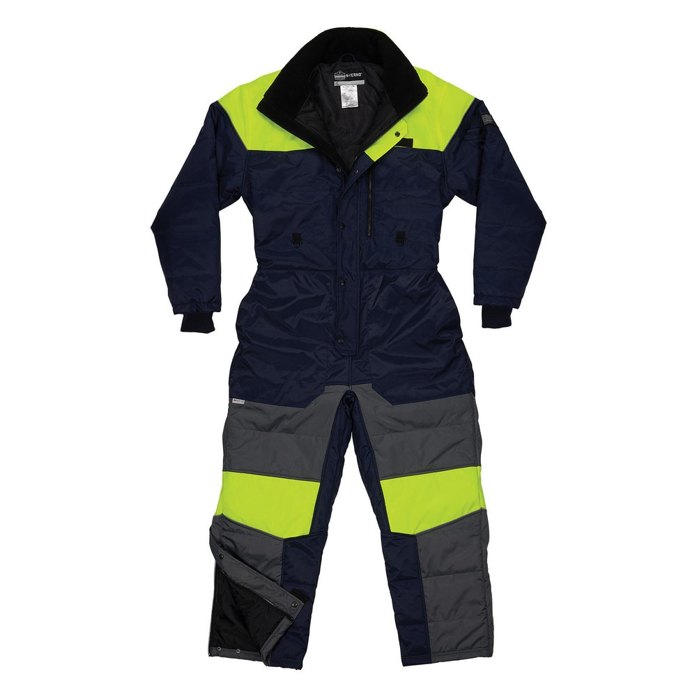 Coveralls & Overalls, Garment Style: Coverall , Size: Medium , Color: Navy , Material: Polyester , Hazardous Protection Level: No  MPN:41243