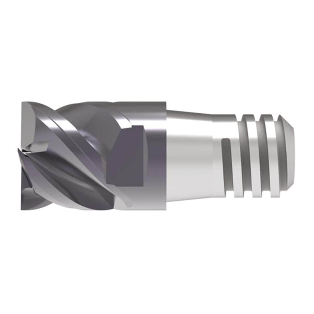 Corner Radius & Corner Chamfer End Mill Heads, Mill Diameter (mm): 9.70 , Length of Cut (mm): 7.5000 , Number Of Flutes: 4 , Overall Length (mm): 22.4000  MPN:5287109700