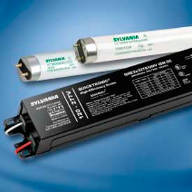 Sylvania 49857 QHE 4X32T8/UNV ISN-SC32 T8 High Efficiency -Normal Ballast Factor-Small Can 49857