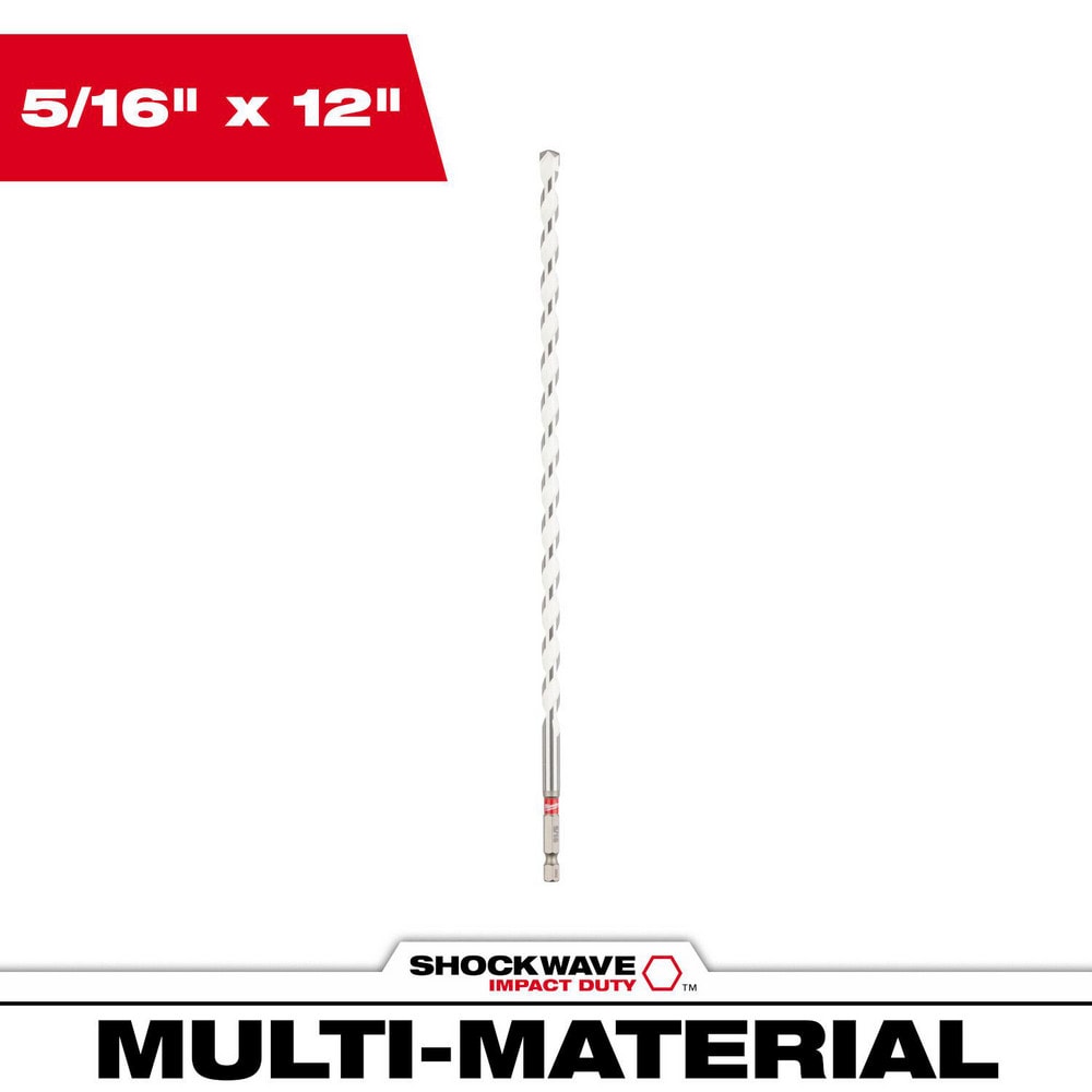 Rotary Drill/Hammer Drill Bits, Drill Bit Size (Inch): 5/16 , Drill Bit Size (Decimal Inch): 0.3125 , Shank Type: Hex , Drill Bit Material: Carbide  MPN:48-20-8889