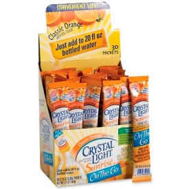 Crystal Light® On-The-Go Mix Sticks Orange 0.16 oz. 30/Box KRFGEN00504