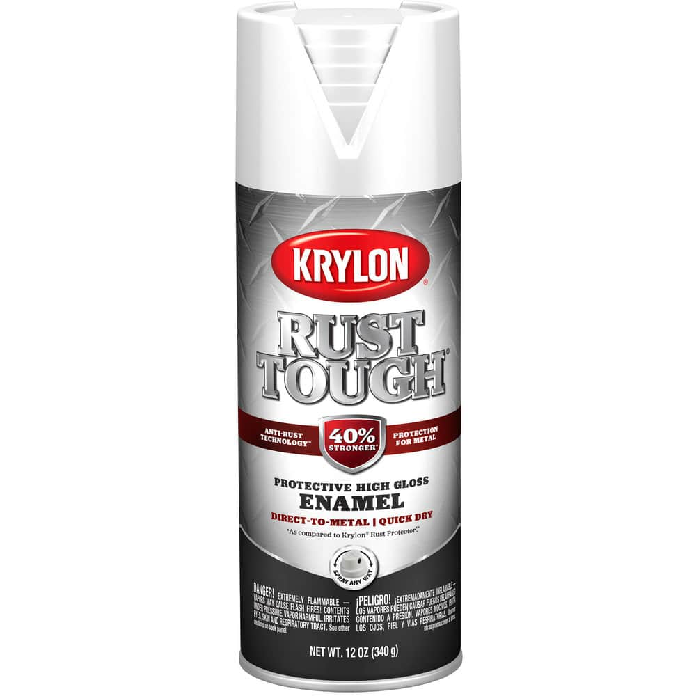 Spray Paints, Product Type: Rustproof Enamel , Type: Rust Preventative Spray Paint , Color: White , Finish: Satin , Color Family: White  MPN:K09268008