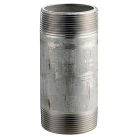 Ss 304/304l Schedule 40 Seamless Pipe Nipple 3/8x2 Npt Male - Pkg Qty 50 4206-200