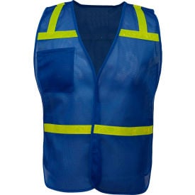 GSS Safety Non Ansi Enhanced Safety Vest-Blue 3123
