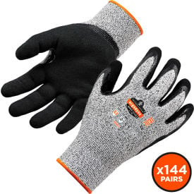 Ergodyne® Proflex 7031 Cut Resistant Gloves Nitrile Coated ANSI A3 L Gray 144 Pairs 17884