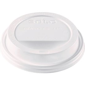 SOLO® Solo Traveler Sip-Through Lids Fits 12 16 20 24 oz. White 1200/Carton TL1224TG