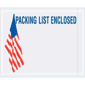 Panel Face Envelopes USA Flag 