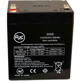 AJC® 12V 5Ah Sealed Lead Acid - AGM - VRLA Battery AJC-D5S