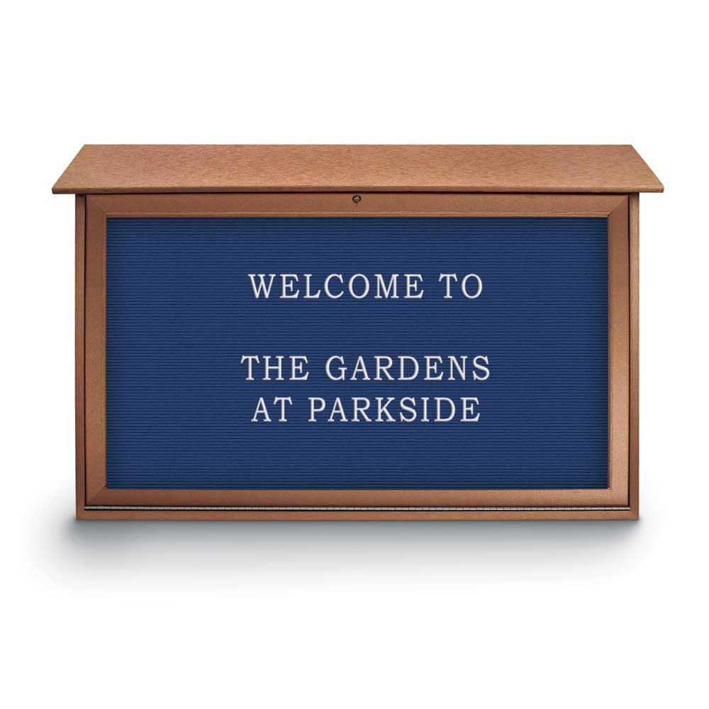 Enclosed Letter Board: 45