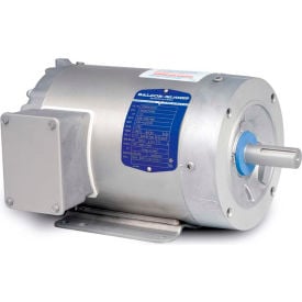 Baldor-Reliance Washdown Motor CSWDM3537 3 Phase 0.5 HP 3450 RPM 208-230/460 Volts TENV 56C FR CSWDM3537