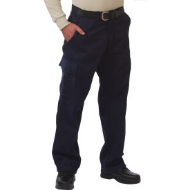 Big Bill Cargo Pants with Double Reinforced Knees Flame Resistant 44W x Unhemmed Navy 3233US9-UN-NAY-44