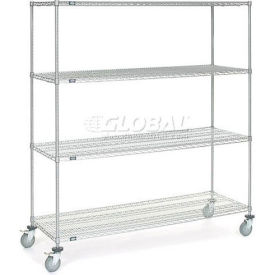 Nexel® 4 Shelf Truck Chrome 54