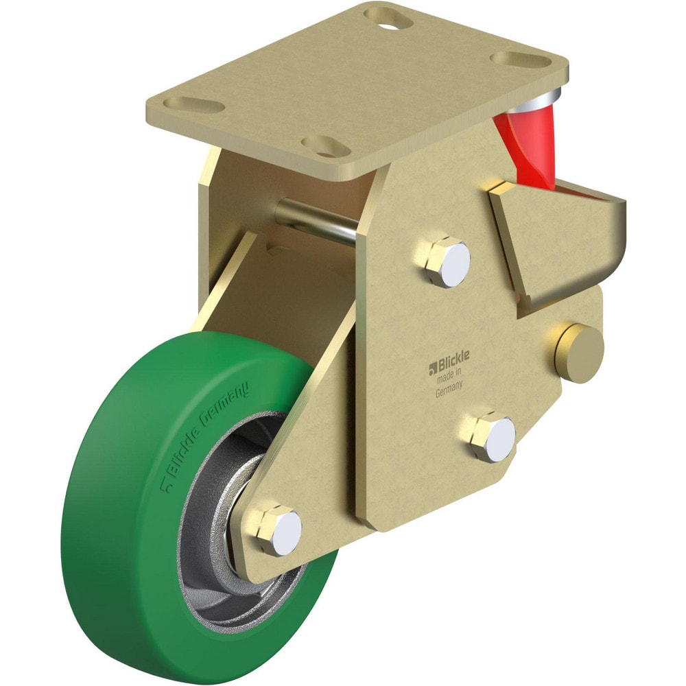 Top Plate Casters, Mount Type: Plate , Number of Wheels: 1.000 , Wheel Diameter (Inch): 8 , Wheel Material: Synthetic , Wheel Width (Inch): 2  MPN:910162