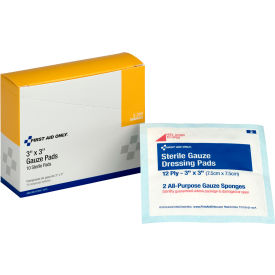 First Aid Only Sterile Gauze Pads 3