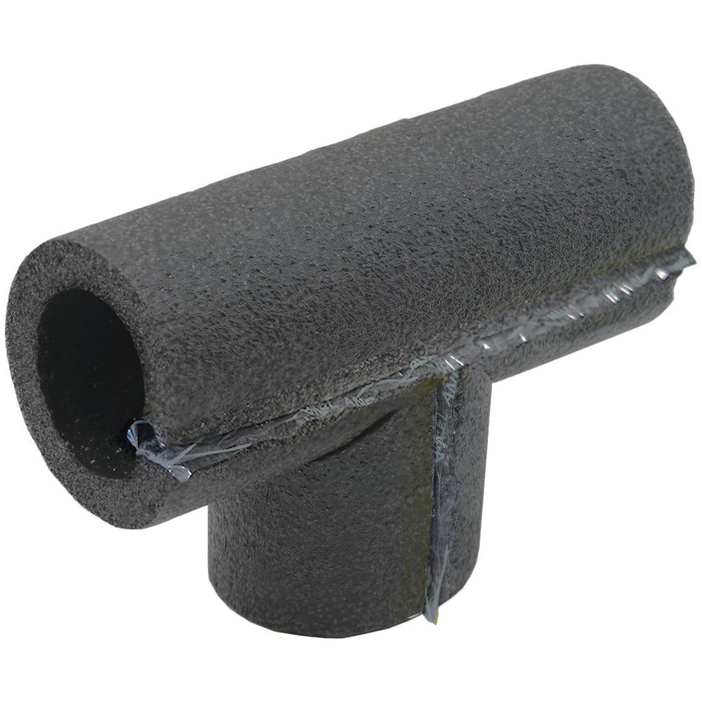 Pipe Insulation Fittings, Insulation Type: Tee , Compatible Pipe Size: 0.5in , Material: Polyethylene , Overall Thickness: 0.375in , Insulation R Value: 2.50  MPN:I59050