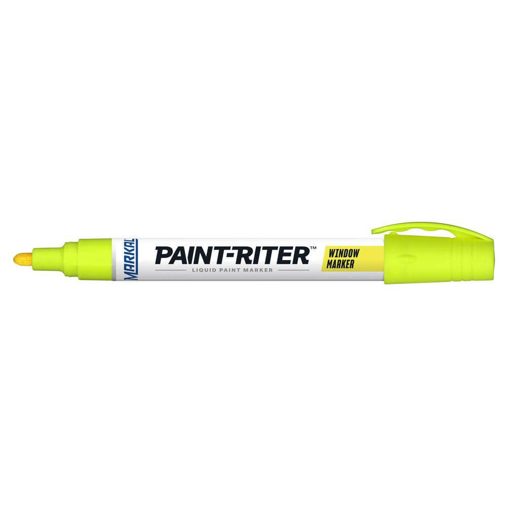 Liquid paint marker creates bright marks that are easily removed with water MPN:97450