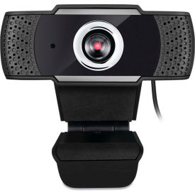 Adesso CyberTrack H4 1080P HD USB Manual Focus Webcam w/ Microphone 2.1 Mpixels Black ADECYBERTRACKH4