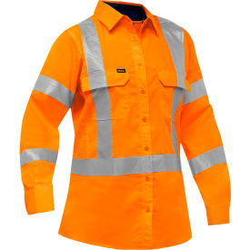 Pip  Bisley® X-Back Airflow™ Women's Long Sleeve Shirt Class 3 M Hi-Vis Orange W6490X-O/M313