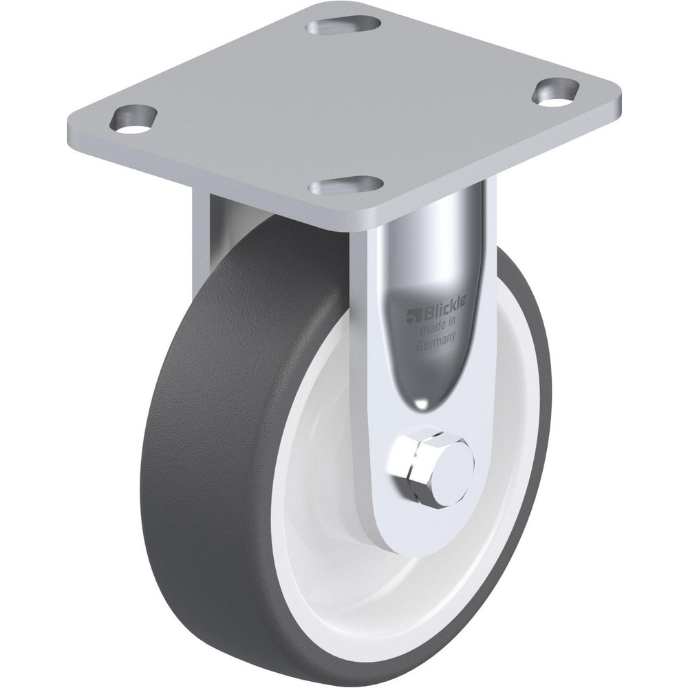 Top Plate Casters, Mount Type: Plate , Number of Wheels: 1.000 , Wheel Diameter (Inch): 8 , Wheel Material: Polyurethane , Wheel Width (Inch): 2  MPN:925024