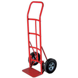 Milwaukee Hand Truck 47107 - Flow Back Handle - Solid Rubber Wheels - 800 Lb. Capacity - Red 47107