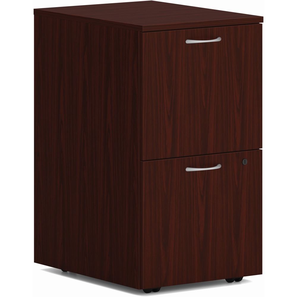 HON Mod HLPLPMFF Pedestal - 15in x 20in x 28in - 2 x File Drawer(s) - Finish: Traditional Mahogany MPN:PLPMFFLT1