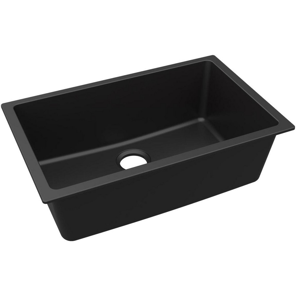 Sinks, Type: Undermount , Mounting Location: Countertop , Number Of Bowls: 1 , Material: Quartz , Faucet Included: No  MPN:ELGRU13022BK0