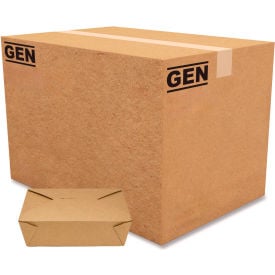 GEN Reclosable Take-Out Boxes 76 oz. Capacity 8-9/16