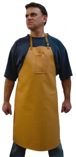 Disposable Bib Apron: Flame-Resistant Protection, Brown MPN:W36B