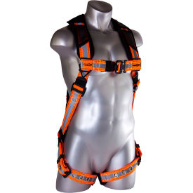 Guardian Cyclone Harness Reflective Webbing Quick Connect Chest Tongue Buckle Legs S 130-332lbs 21056