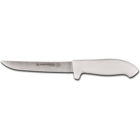 Dexter Russell 24013 - Wide Boning Knife High Carbon Steel Stamped White Handle 6