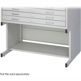 Safco® Facil High Flat File Cabinet Base Small 40-1/4