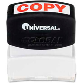 Universal Message Stamp COPY Pre-Inked/Re-Inkable Red UNV10048***