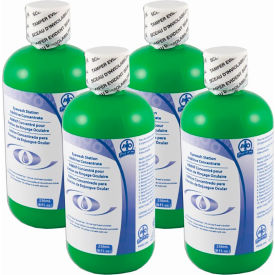 Hughes® Eyewash Additive Solution Made in USA 8 oz. Capacity Pack of 4 ADDR4PKUS