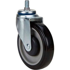 Fairbanks Shopping Cart Swivel Caster SK-S11-03-5-PBB - Polyurethane with Polyethylene Ctr 5