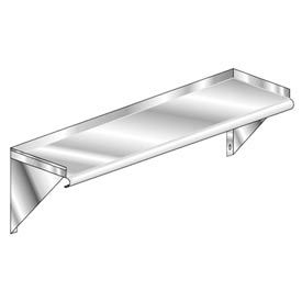 Aero Manufacturing 4W-1536 16 Gauge Economy Wall Shelf 430 Stainless Steel - 36