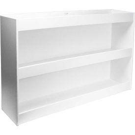 TrippNT™ White PVC Straight Triple Safety Shelf Station 24