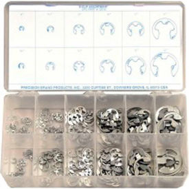 255 Piece Metric E-Clip Assortment Maintenance Kit - Made In USA 13990