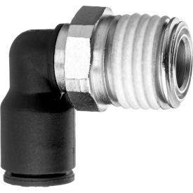 Push to Connect Tube Fitting - Nylon - 90 Degree Elbow Adapter - 12mm Tube OD x 1/2