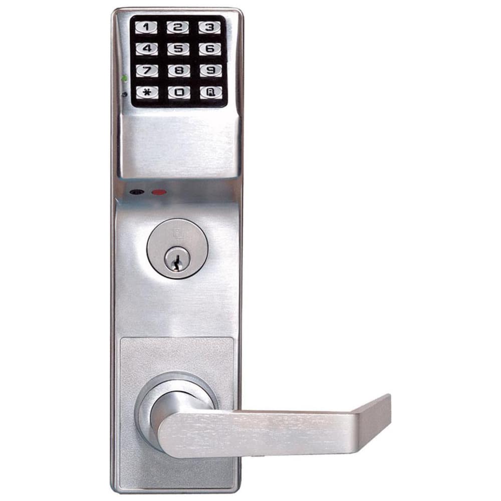 Lever Locksets, Lockset Type: Rim Exit Trim with Keypad , Key Type: Conventional , Back Set: 2-3/4 (Inch), Cylinder Type: Conventional , Material: Metal  MPN:ETDLS1G/26DM99