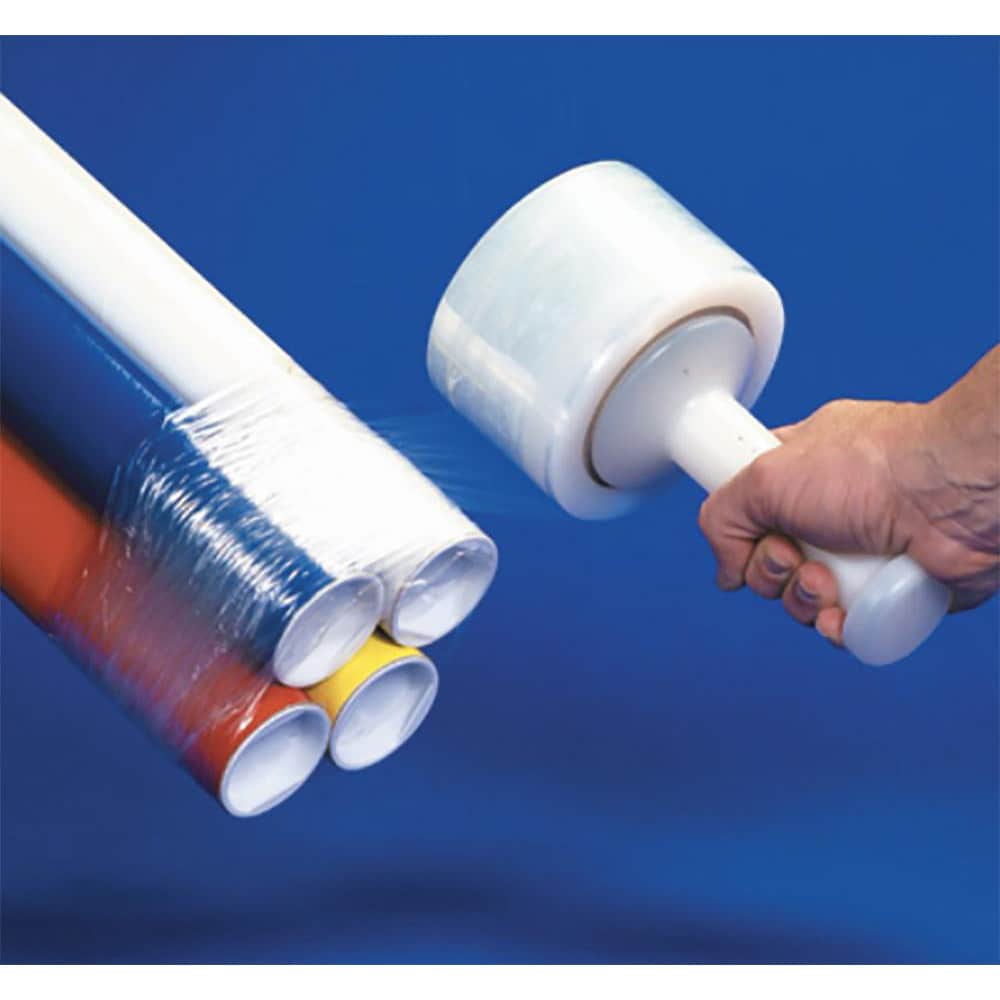 Stretch Wrap & Pallet Wrap, Product Type: Hand-Wrap Stretch Film , Color: Clear , Width (Inch): 5 , Length (Feet): 1000 , Material: Plastic  MPN:5-1000-CLR-ST-F