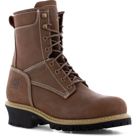 Frye Supply The Safety-Crafted Waterproof Logger Work Boots Steel Toe Size 12W 8