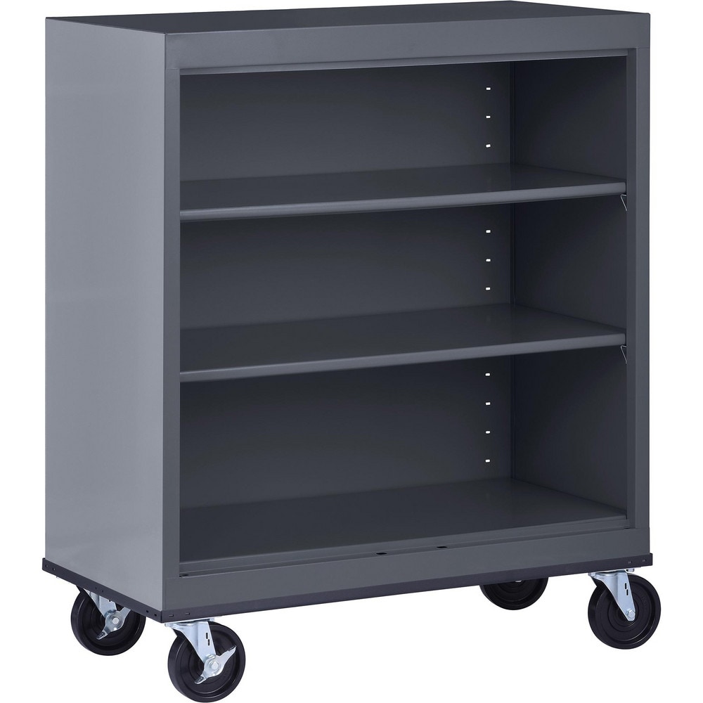 Bookcases, Overall Height: 42in , Overall Width: 36 , Overall Depth: 18 , Material: Steel , Color: Charcoal  MPN:BM20361836-02